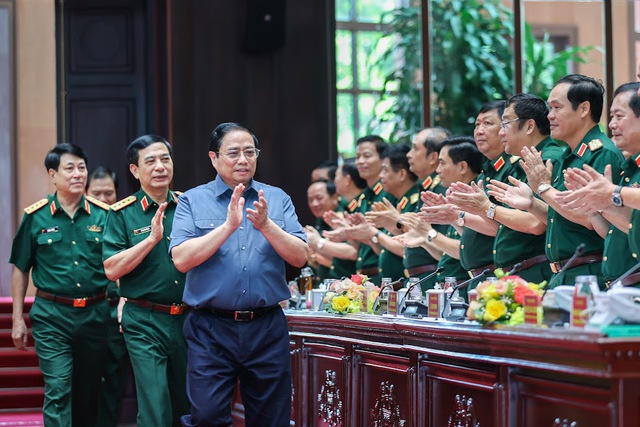 ​Thủ tướng Phạm Minh Chính: Phát huy tinh thần 3 không về quân sự, quốc phòng