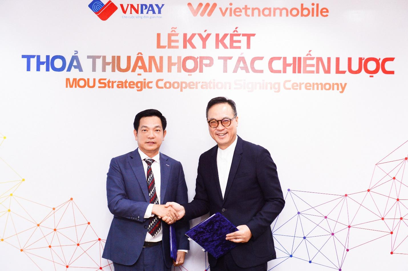 Vietnammobile VNPAY ký kết thỏa thuận hợp tác chiến lược