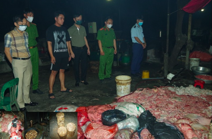 Hà Nam: Phát hiện kho chứa hơn 6 tấn thực phẩm bẩn