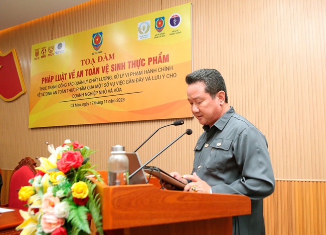 Ts.Hồ Minh Sơn – Viện trưởng Viện IMRIC phát biểu tại Lễ khai mạc.