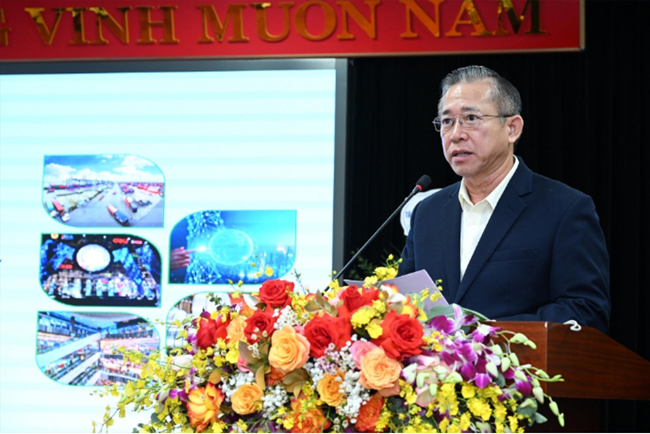 Ông Phạm Văn Tài - Tổng Giám đốc Thaco phát biểu tại Hội nghị 