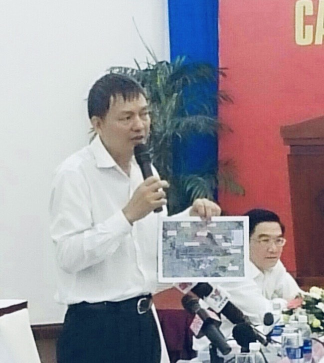 Ông Lại Xuân Thanh - Chủ tịch HĐQT Tổng công ty Cảng hàng không Việt Nam trong lần làm việc với Bộ GTVT về việc xây dựng sân bay Long Thành 