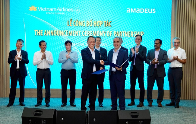 Vietnam Airlines hợp tác cùng Amadeus triển khai hệ thống phục vụ hành khách mới
