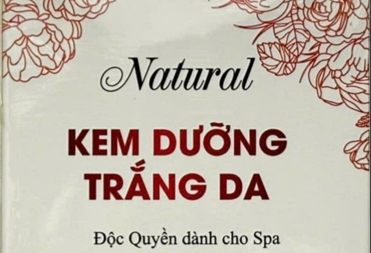 Kem dưỡng trắng da Natural không rõ nguồn gốc xuất xứ