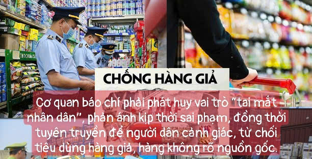 Báo chí cách mạng, ngòi bút kiên cường trên mặt trận chống hàng giả, gian lận thương mại
